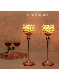 XiuWoo 2-Piece Candle Holder Set Multicolour One Size  - Image 3