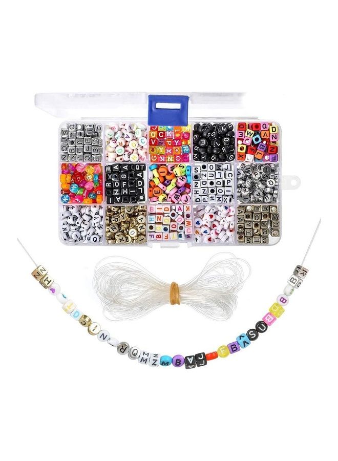 XiuWoo 1100-Piece A-Z Letter Beads Kit - Image 1
