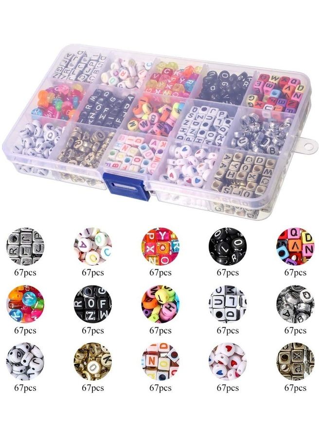 XiuWoo 1100-Piece A-Z Letter Beads Kit - Image 2