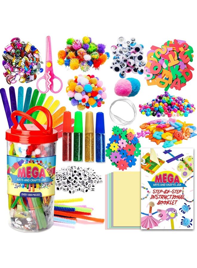 XiuWoo 1000-Piece Mega Creative Arts And Crafts Jar Kit - Image 1