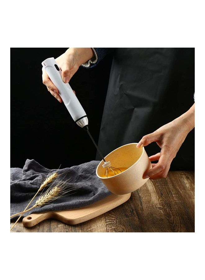 شو وو ماكينة كهربائية لصنع رغوة الحليب أبيض/فضي - Image 3