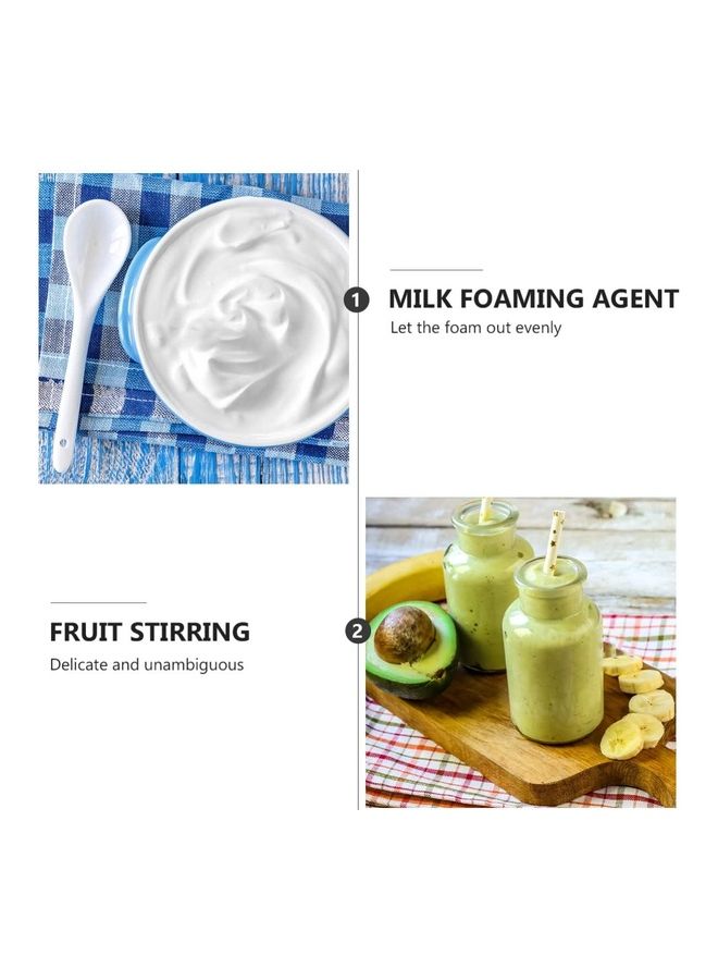 XiuWoo Electric Milk Frother Maker With Whisk Set Black/Silver - Image 5