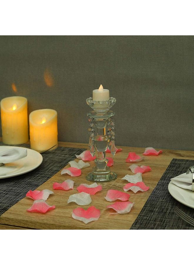 XiuWoo Crystal Candle Holder Clear 18x7cm  - Image 5