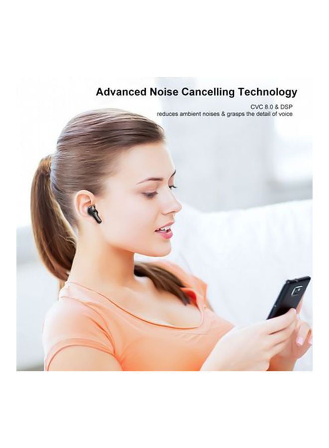 EzzySo Wireless In-Ear Earbuds With Charging Case Black - Image 2