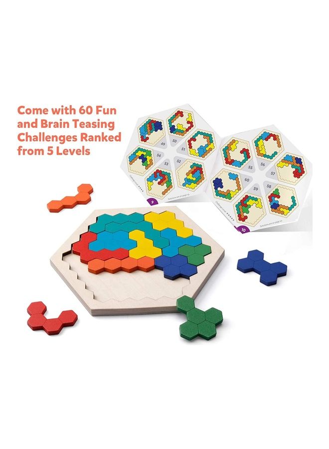 أحجية خشبية سداسية الشكل - Image 5