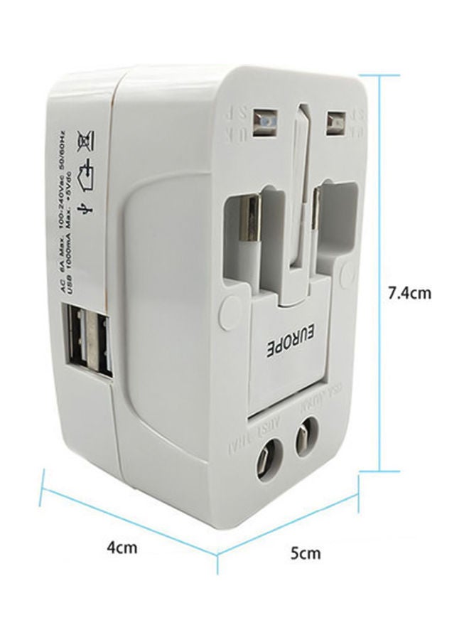 EzzySo - All-In-One Universal Adaptor White - Image 1