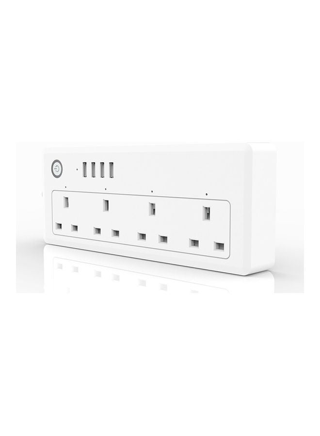 EzzySo Multi-Port Wi-fi Smart Plug Connector White - Image 2