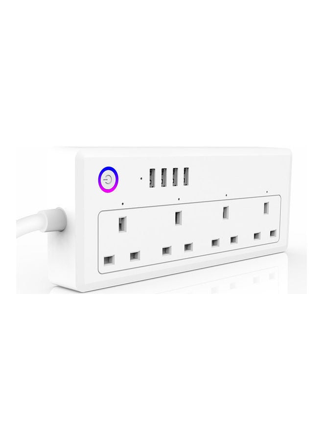 EzzySo Multi-Port Wi-fi Smart Plug Connector White - Image 4