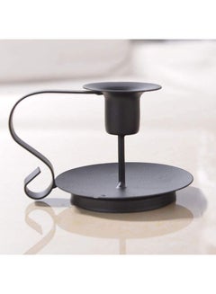XiuWoo 3-Piece Candle Holder Set Black 11.2x7.5cm  - Image 3