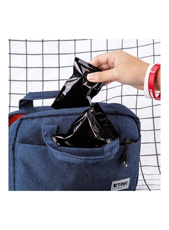 XiuWoo 100-Piece Resealable Smell-Proof Foil Pouch Black 10x15cm  - Image 5