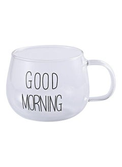 إيست ليدي كوب قهوة وشاي مطبوع عليه عبارة "Good Morning" أبيض  - Image 1