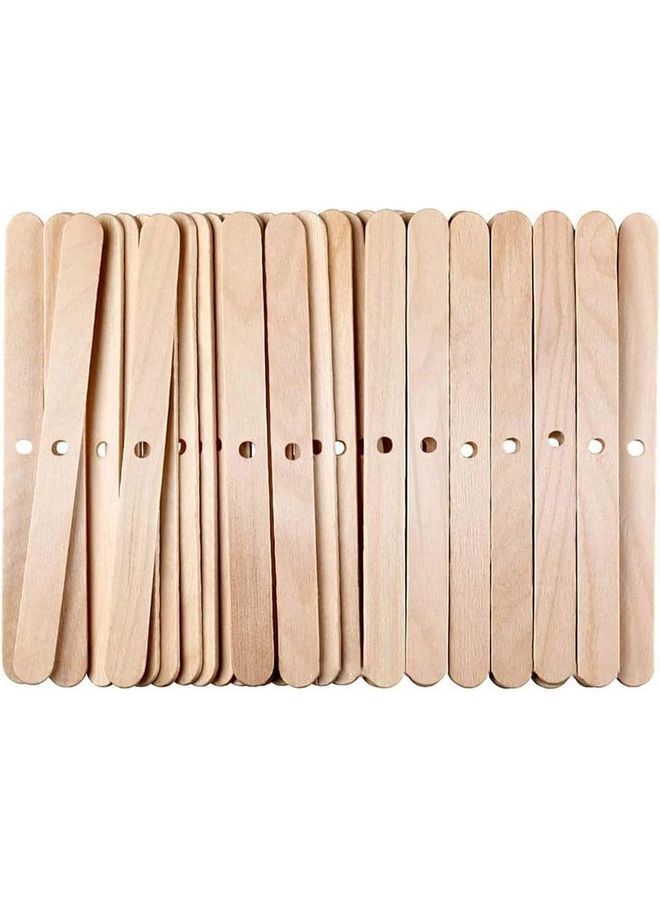 XiuWoo 100-Piece Candle Holder Stick Set Beige One Size  - Image 1