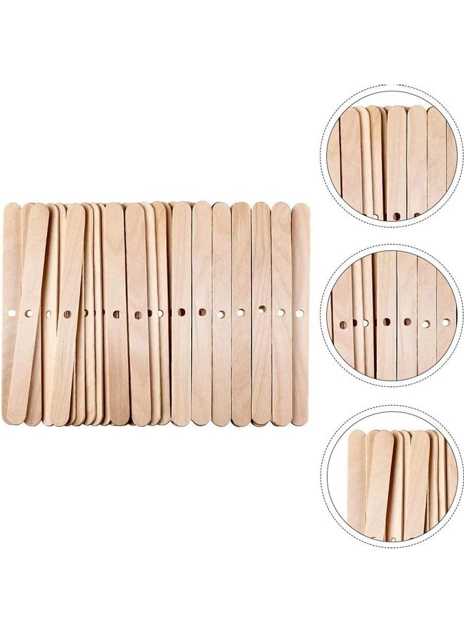 XiuWoo 100-Piece Candle Holder Stick Set Beige One Size  - Image 5
