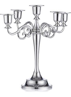 XiuWoo Decorative Candle Holder Silver 27cm  - Image 1