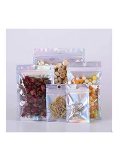 XiuWoo 100-Piece Laser Foil Seal Storage Pouch Multicolour 14x20cm  - Image 3