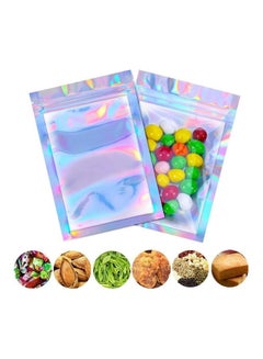 XiuWoo 100-Piece Laser Foil Seal Storage Pouch Multicolour 10x15cm  - Image 3