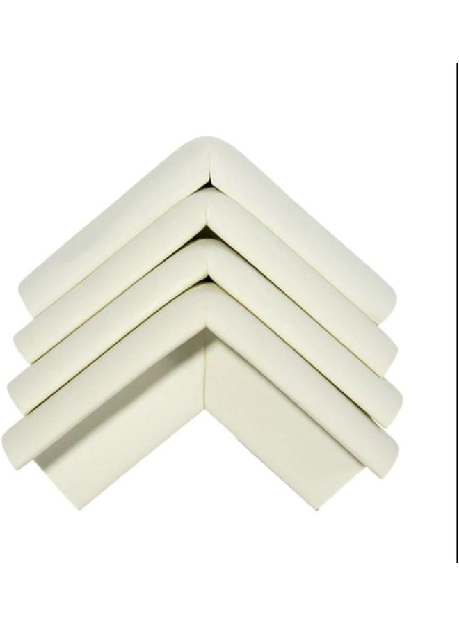 Set Of 4 Child-Safety Table Edge Protection Stickers White