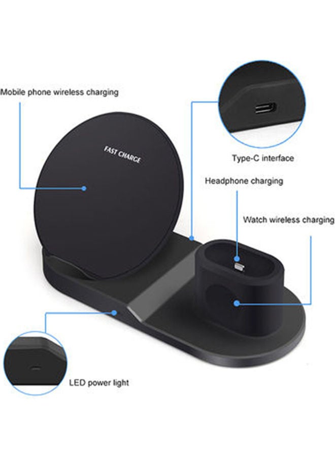 EzzySo Wireless Dock Charging Station Black - Image 2