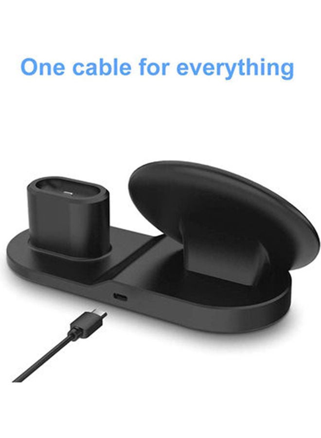 EzzySo Wireless Dock Charging Station Black - Image 4