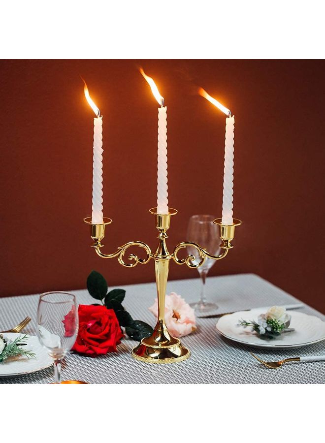 XiuWoo Candle Holder Gold One Size  - Image 2