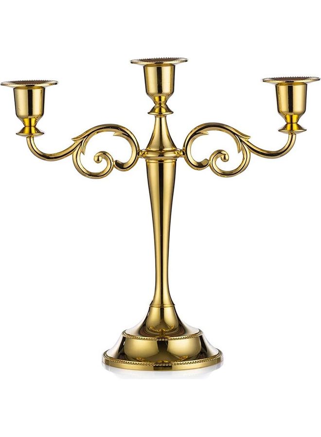 Candle Holder Gold One Size - v1624004027/N48442698A_4