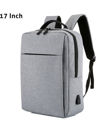 Laptop Backpack With USB Charging Port Grey - v1624004048/N48443075A_1