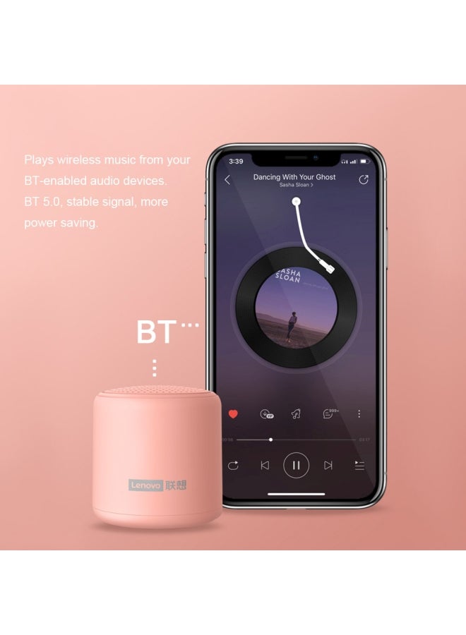 Lenovo Portable Bluetooth Speaker Pink  - Image 2