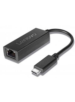 Lenovo USB-C To Ethernet Adapter Black  - Image 1