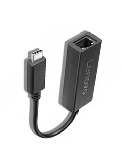 Lenovo USB-C To Ethernet Adapter Black  - Image 2