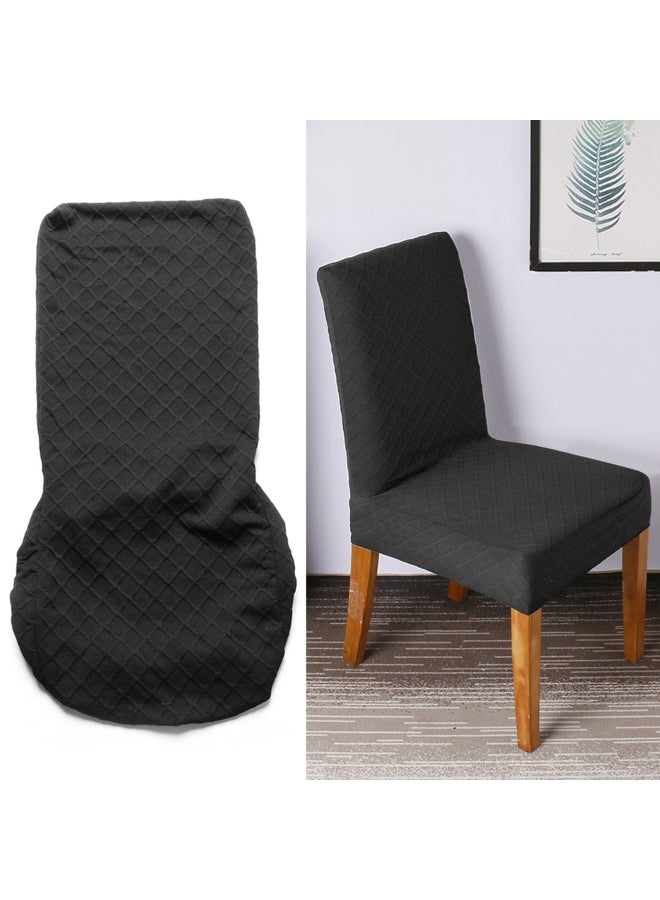 Decdeal - 4-Piece Dining Chair Cover Set Black - Image 1