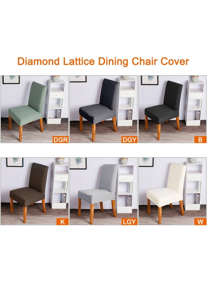 4-Piece Dining Chair Cover Set Grey - v1624004830/N46734166A_4