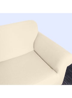 Decdeal 2-Seat Sofa Cover Set Beige  - Image 4
