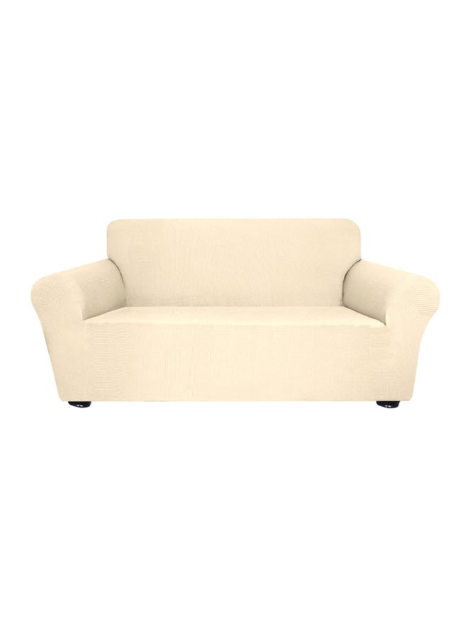 Decdeal 2-Seat Sofa Cover Set Beige  - Image 1