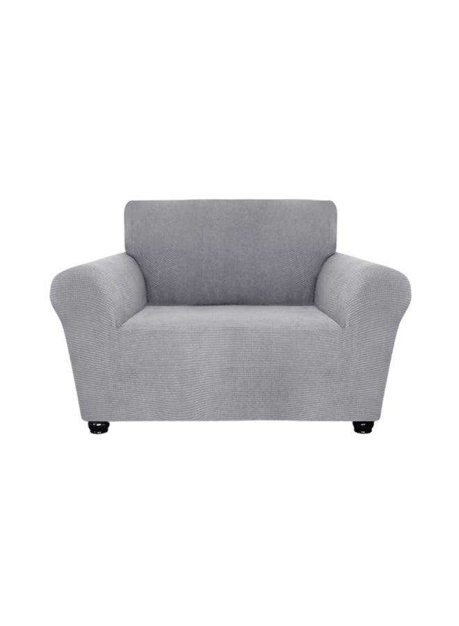 Decdeal - Single Seat Sofa Cover Grey - Image 1
