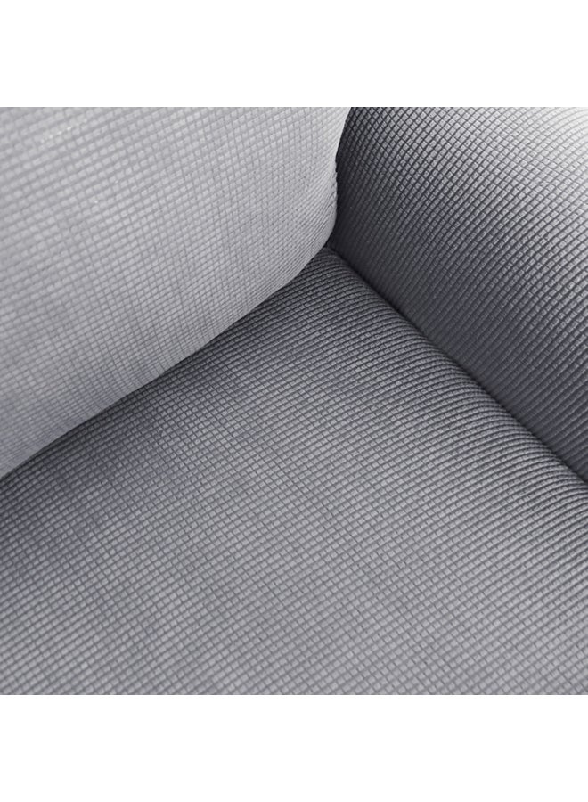 Decdeal - Single Seat Sofa Cover Grey - Image 1