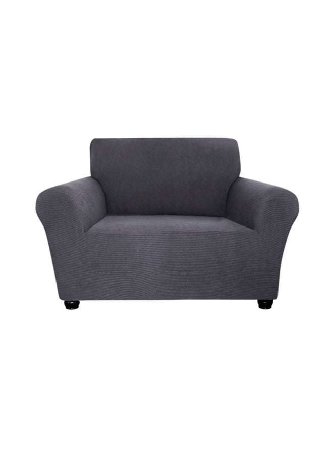 Decdeal - Single Seat Sofa Cover Grey - Image 1