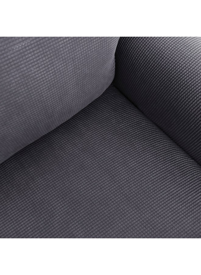 Decdeal - Single Seat Sofa Cover Grey - Image 1