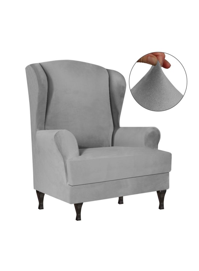 Solid Design Chair Cover Grey - v1624004838/N46734190A_1