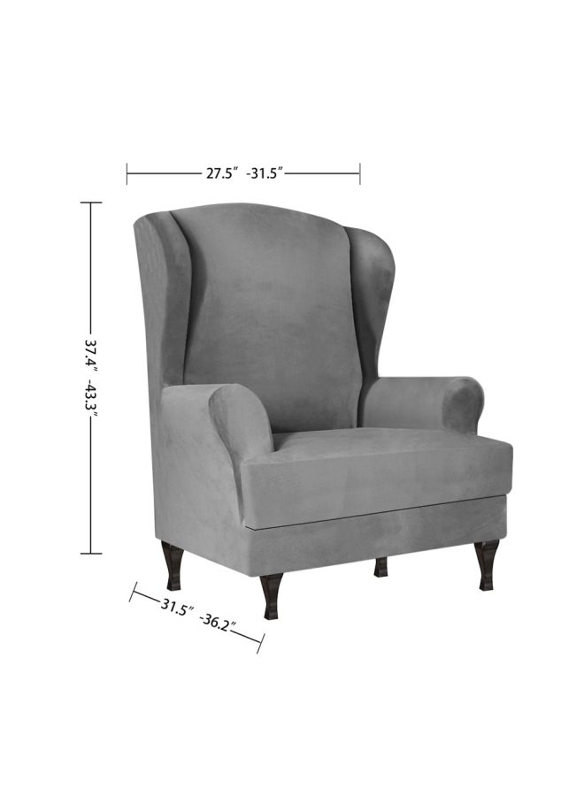 Solid Design Chair Cover Grey - v1624004838/N46734190A_4