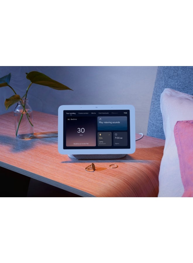 Google - Nest Hub With Smart Display - 2nd Generation Charcoal - Image 1