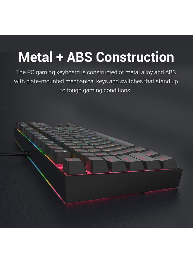 REDRAGON K552 KUMARA RGB Backlit Mechanical Gaming Keyboard - NFME - Image 4