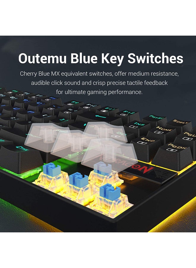 REDRAGON K552 KUMARA RGB Backlit Mechanical Gaming Keyboard - NFME - Image 5