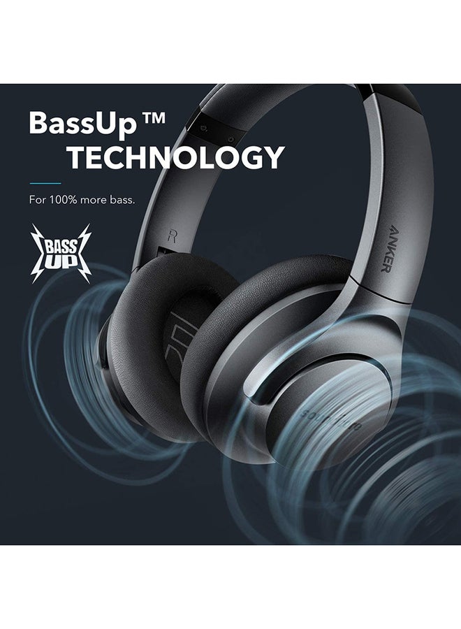 Soundcore - Life Q20 Over Ear Bluetooth Headphones Black - Image 1
