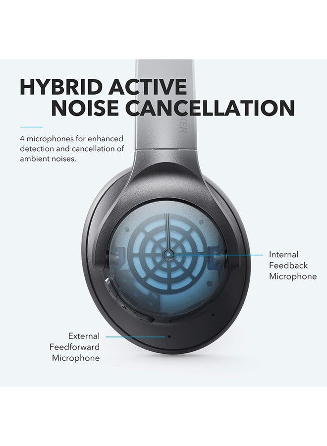 Soundcore - Life Q20 Over Ear Bluetooth Headphones Black - Image 1