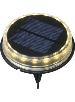 Generic Water Resistant LED Solar Deck Light Yellow  - Image 1