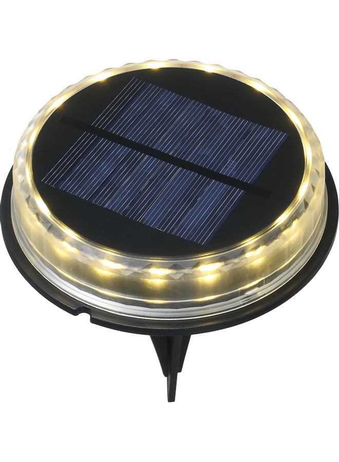 Generic Water Resistant LED Solar Deck Light Yellow  - Image 1