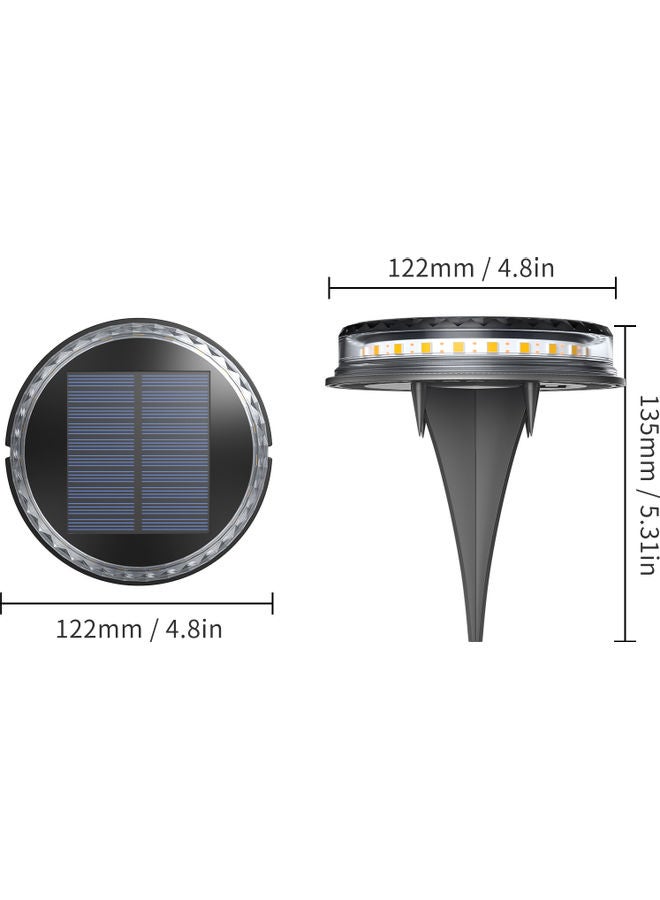 مصباح LED للسطح يعمل بالطاقة الشمسية أصفر دافئ - v1624010200/N48443911A_3