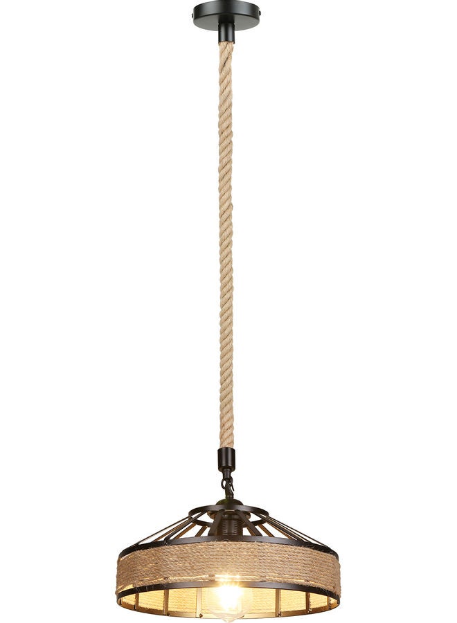 مصباح سقف بتصميم كلاسيكي ومزين بحبل أبيض دافئ - Image 1