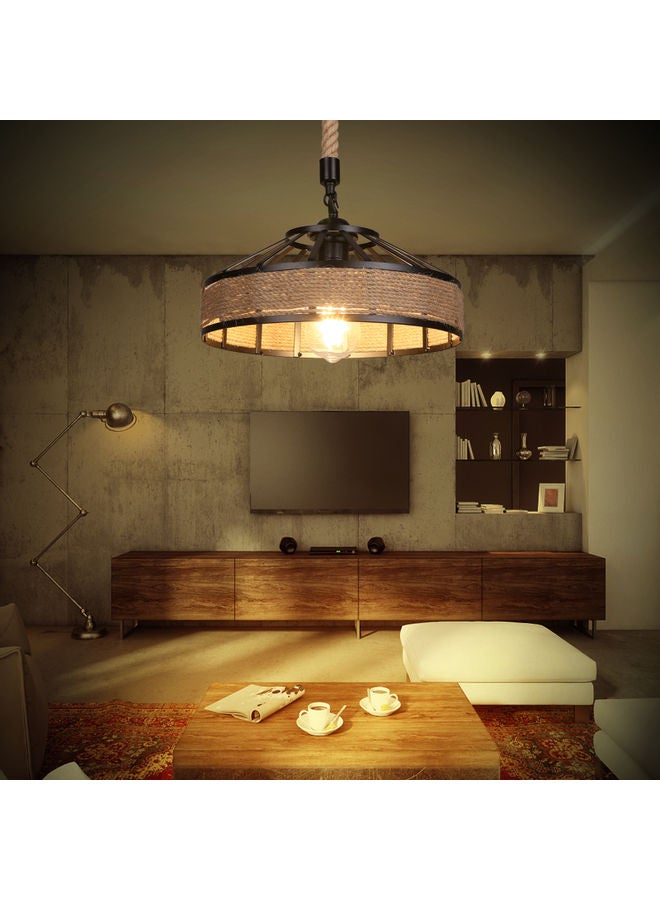 مصباح سقف بتصميم كلاسيكي ومزين بحبل أبيض دافئ - Image 3