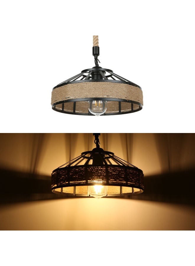 مصباح سقف بتصميم كلاسيكي ومزين بحبل أبيض دافئ - Image 4